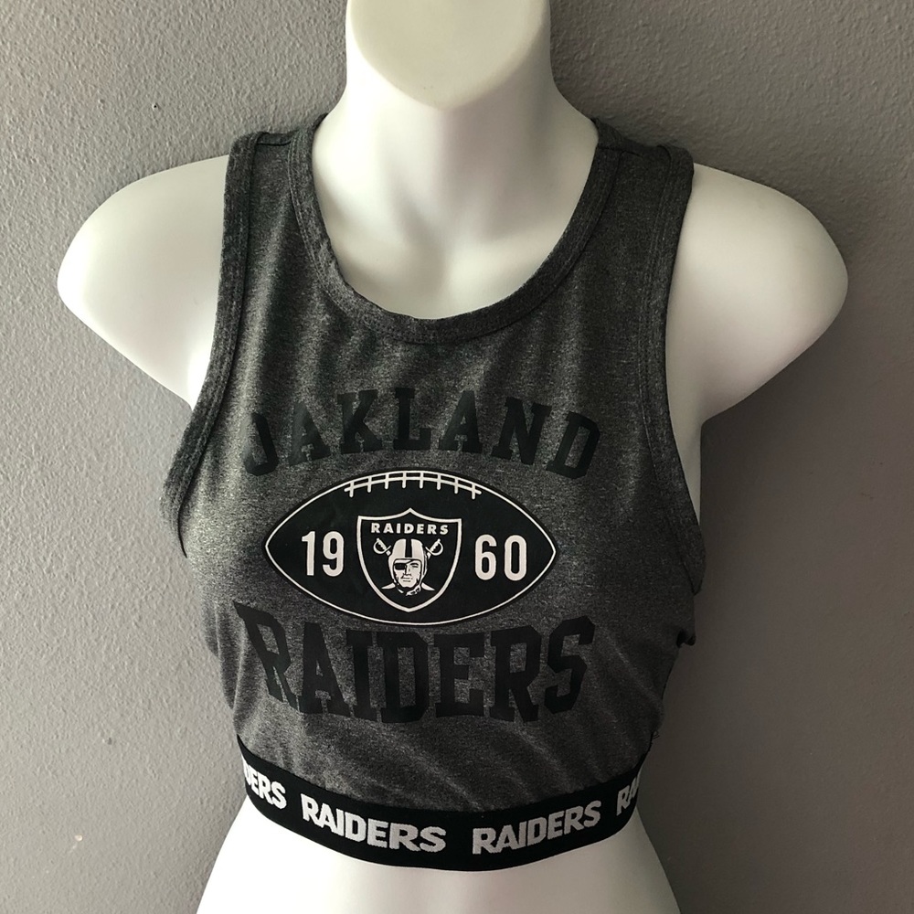 raiders crop top